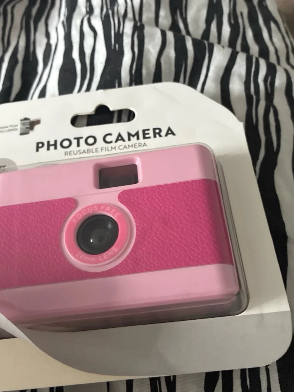 Photo Camera Reusable Film Camera - Pink
